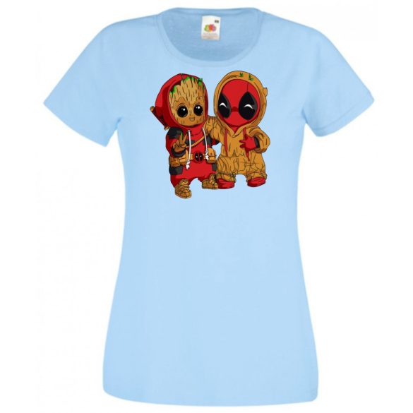 Cuki jelmezes kicsi hősök 2. női rövid ujjú póló