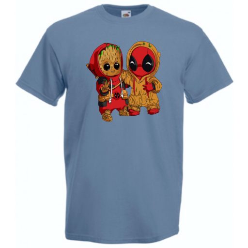 Cuki jelmezes kicsi hősök II. férfi rövid ujjú póló