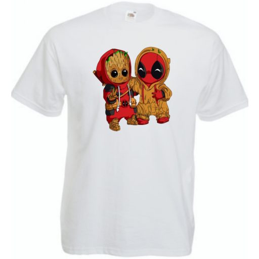 Cuki jelmezes kicsi hősök II. férfi rövid ujjú póló