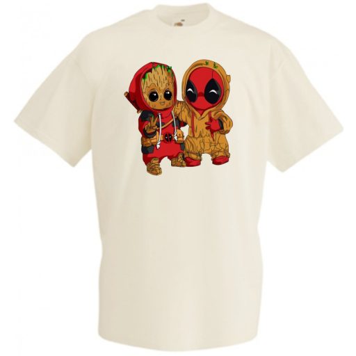 Cuki jelmezes kicsi hősök II. férfi rövid ujjú póló