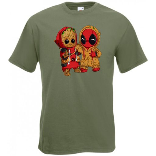 Cuki jelmezes kicsi hősök II. férfi rövid ujjú póló