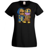 Cuki jelmezes kicsi hősök III. női rövid ujjú póló