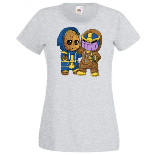 Cuki jelmezes kicsi hősök III. női rövid ujjú póló