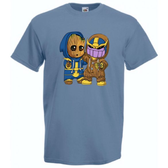 Cuki jelmezes kicsi hősök III. férfi rövid ujjú póló