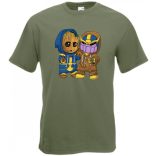 Cuki jelmezes kicsi hősök III. férfi rövid ujjú póló