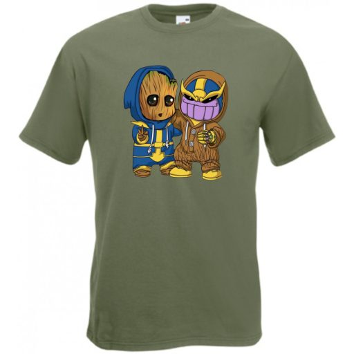 Cuki jelmezes kicsi hősök III. férfi rövid ujjú póló