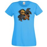 Cuki jelmezes kicsi hősök 4. női rövid ujjú póló