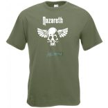 Retro Angyal Koponya Nazareth férfi rövid ujjú póló