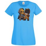 Cuki jelmezes kicsi hősök 5. női rövid ujjú póló