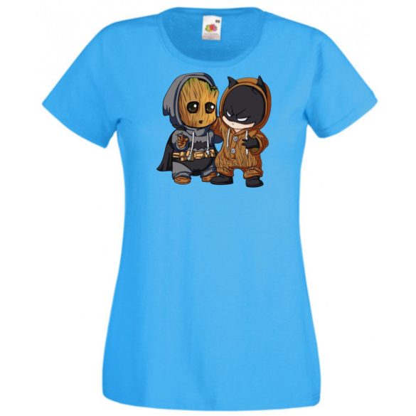 Cuki jelmezes kicsi hősök 5. női rövid ujjú póló