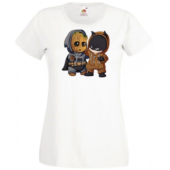 Cuki jelmezes kicsi hősök 5. női rövid ujjú póló