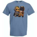 Cuki jelmezes kicsi hősök V. férfi rövid ujjú póló