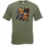 Cuki jelmezes kicsi hősök V. férfi rövid ujjú póló