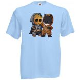 Cuki jelmezes kicsi hősök V. férfi rövid ujjú póló