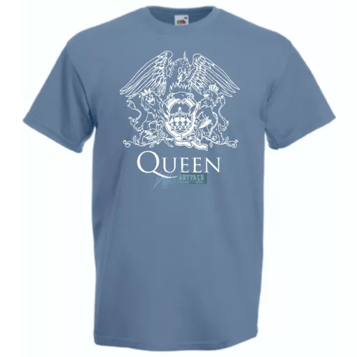 Retro Queen férfi rövid ujjú póló
