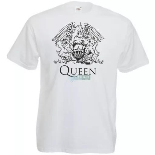 Retro Queen férfi rövid ujjú póló