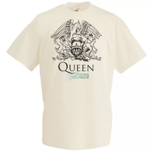 Retro Queen férfi rövid ujjú póló