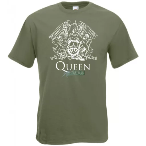 Retro Queen férfi rövid ujjú póló