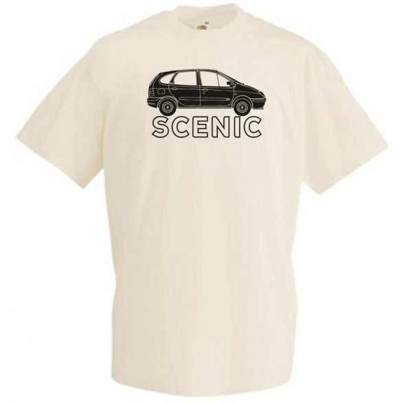 Autó fan Renault Scenic férfi rövid ujjú póló