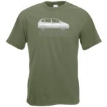 Autó fan Renault Scenic férfi rövid ujjú póló