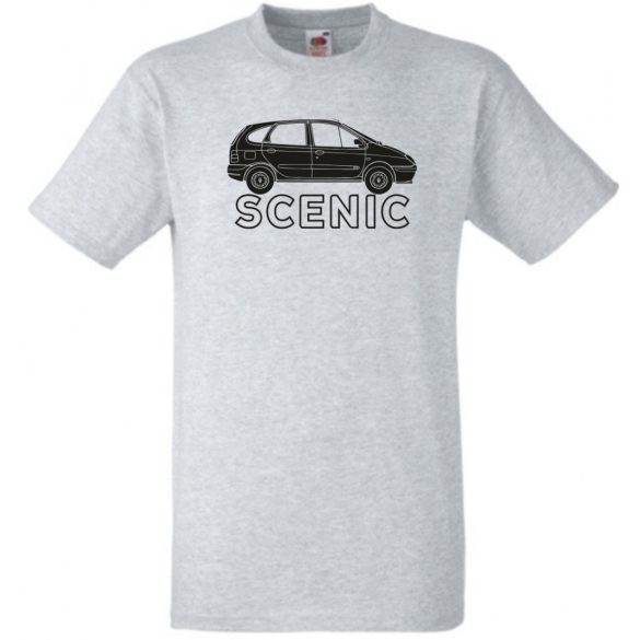 Autó fan Renault Scenic férfi rövid ujjú póló