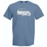 Autó fan Renault Scenic férfi rövid ujjú póló