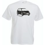 Autó fan Renault Scenic férfi rövid ujjú póló