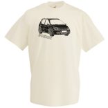 Autó fan Renault Scenic férfi rövid ujjú póló