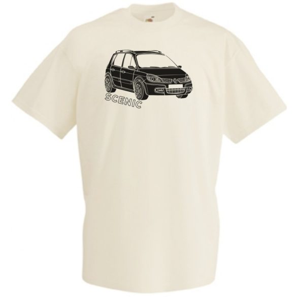 Autó fan Renault Scenic férfi rövid ujjú póló