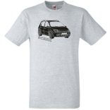 Autó fan Renault Scenic férfi rövid ujjú póló