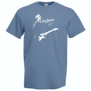 Legendás gitáros Eric Clapton férfi rövid ujjú póló