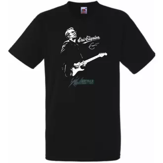 Legendás gitáros Eric Clapton férfi rövid ujjú póló
