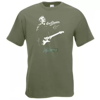 Legendás gitáros Eric Clapton férfi rövid ujjú póló