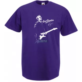Legendás gitáros Eric Clapton férfi rövid ujjú póló