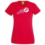 Autó fan Eat Sleep BMW női rövid ujjú póló