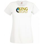 Autó fan King of the Road BMW női rövid ujjú póló