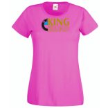 Autó fan King of the Road BMW női rövid ujjú póló