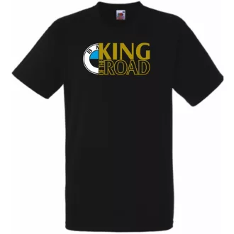 Autó fan King of the Road BMW férfi rövid ujjú póló