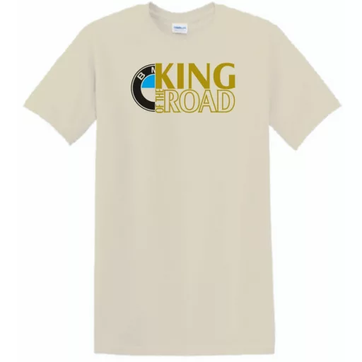 Autó fan King of the Road BMW férfi rövid ujjú póló