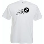 Autó fan Eat Sleep BMW férfi rövid ujjú póló