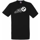 Autó fan Eat Sleep BMW férfi rövid ujjú póló