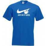 Humor - Lajhár - Just Do It Later férfi rövid ujjú póló