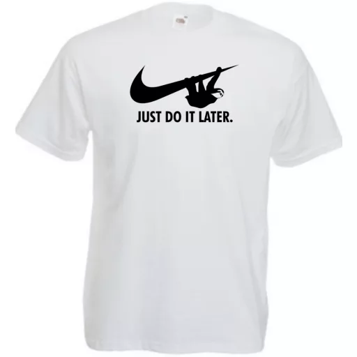 Humor - Lajhár - Just Do It Later férfi rövid ujjú póló