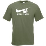 Humor - Lajhár - Just Do It Later férfi rövid ujjú póló