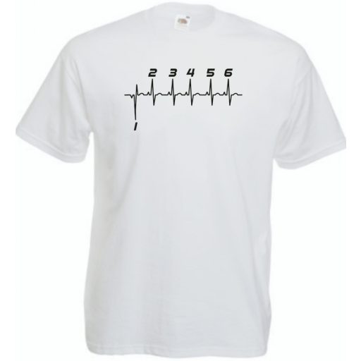 Motor fan váltó fokozatok férfi rövid ujjú póló