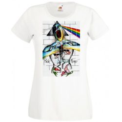  Retro zene rajongó Pink Floyd mix fantasy női rövid ujjú póló