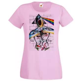   Retro zene rajongó Pink Floyd mix fantasy női rövid ujjú póló