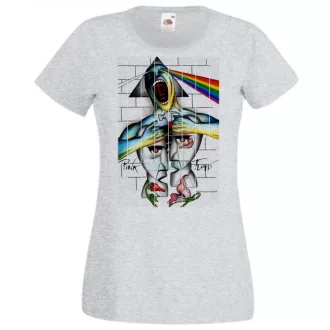   Retro zene rajongó Pink Floyd mix fantasy női rövid ujjú póló