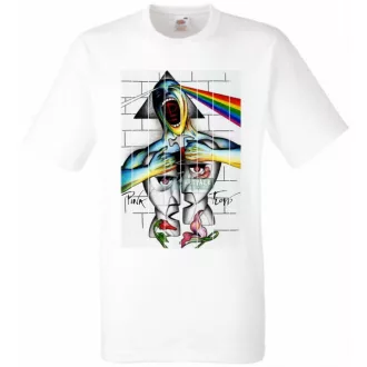   Retro zene rajongó Pink Floyd mix fantasy férfi rövid ujjú póló