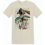 Retro zene rajongó Pink Floyd mix fantasy férfi rövid ujjú póló